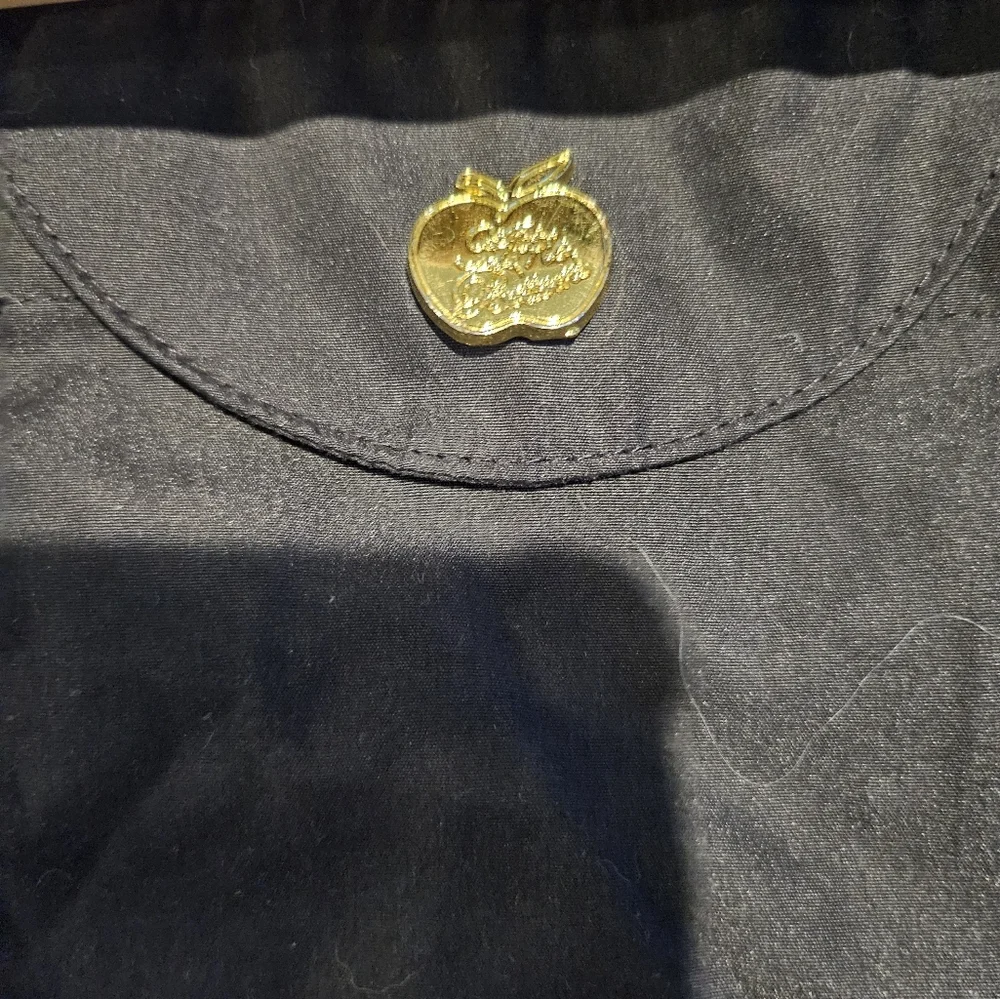 Y2K Apple Bottoms Outerwear Black Fitted Puffer Jacket Nelly Gold Hardwear M - Picture 4 of 11